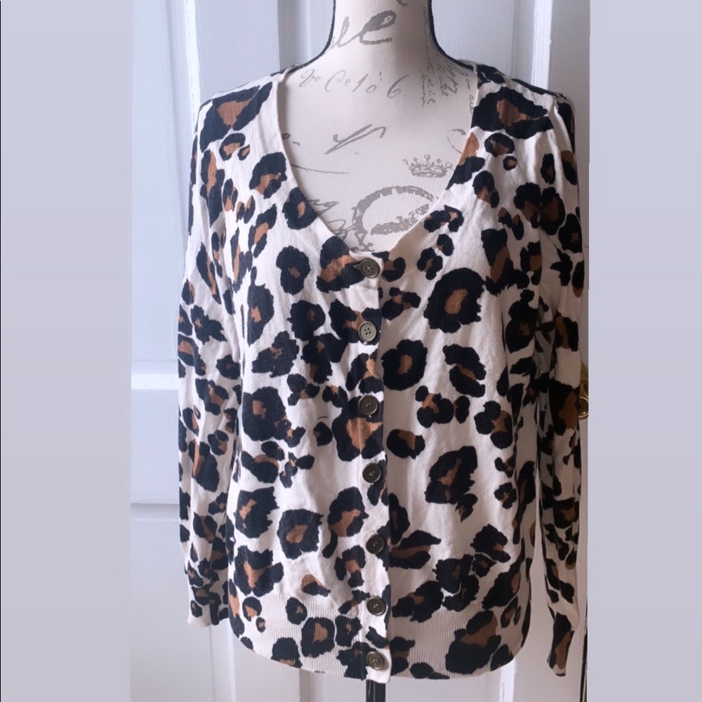 Forever 21 animal print sweater